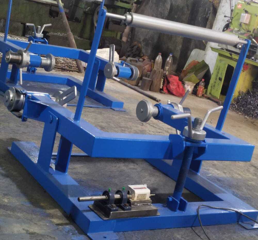 Pay-Off Machine For Wire And Cable - Color: Blue Paint Coated