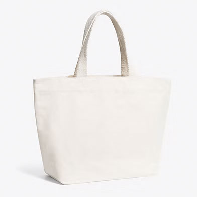 Cotton Horizontal Tote Bag