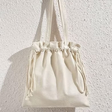 Drawstring Loop Handle Bag