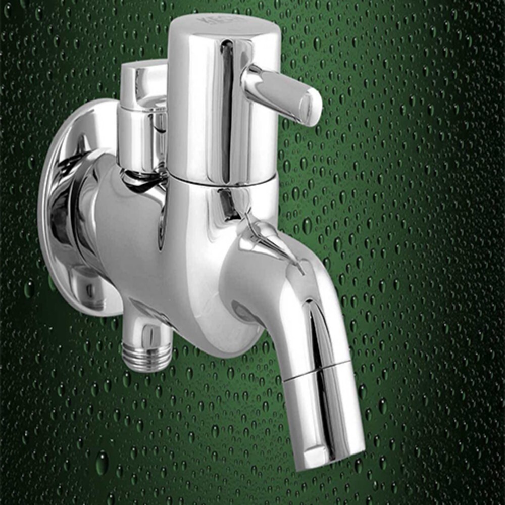 Flora Two Way Bib Cock With Flange