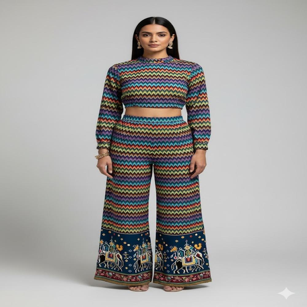 Jacquard Ikat Pattern Fabric ,Designer Fabric