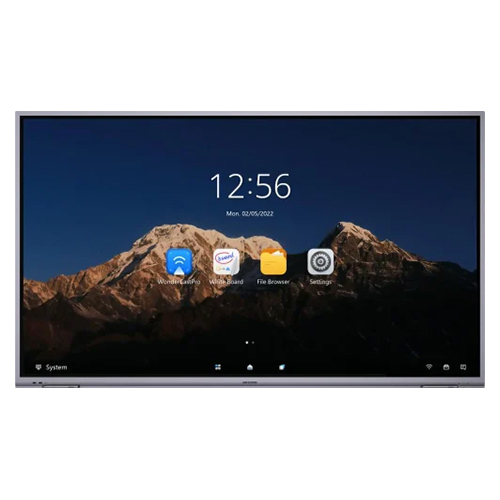 65 इंच का Hikvision 4K इंटरेक्टिव डिस्प्ले