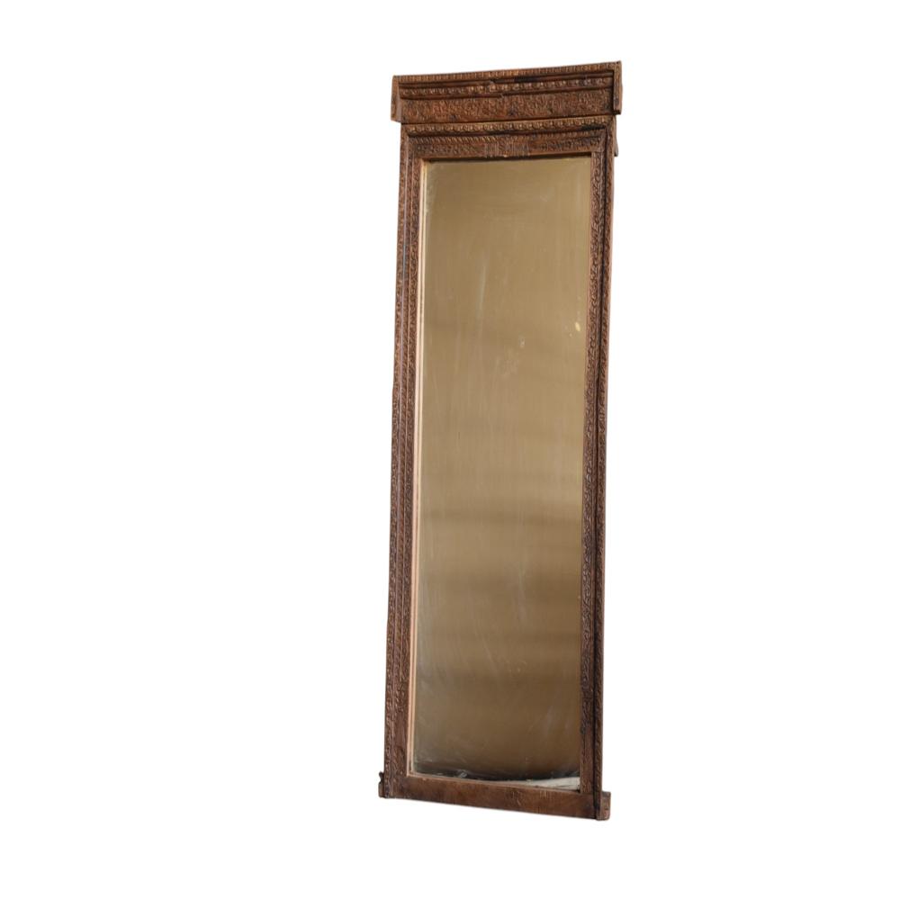 ANTIQUE WOODEN MIRROR FRAME