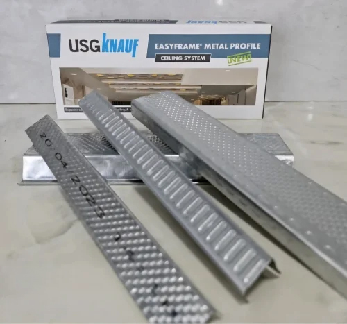Knauf Metal Frame Easy Frame Ceiling Channel - Color: Silver