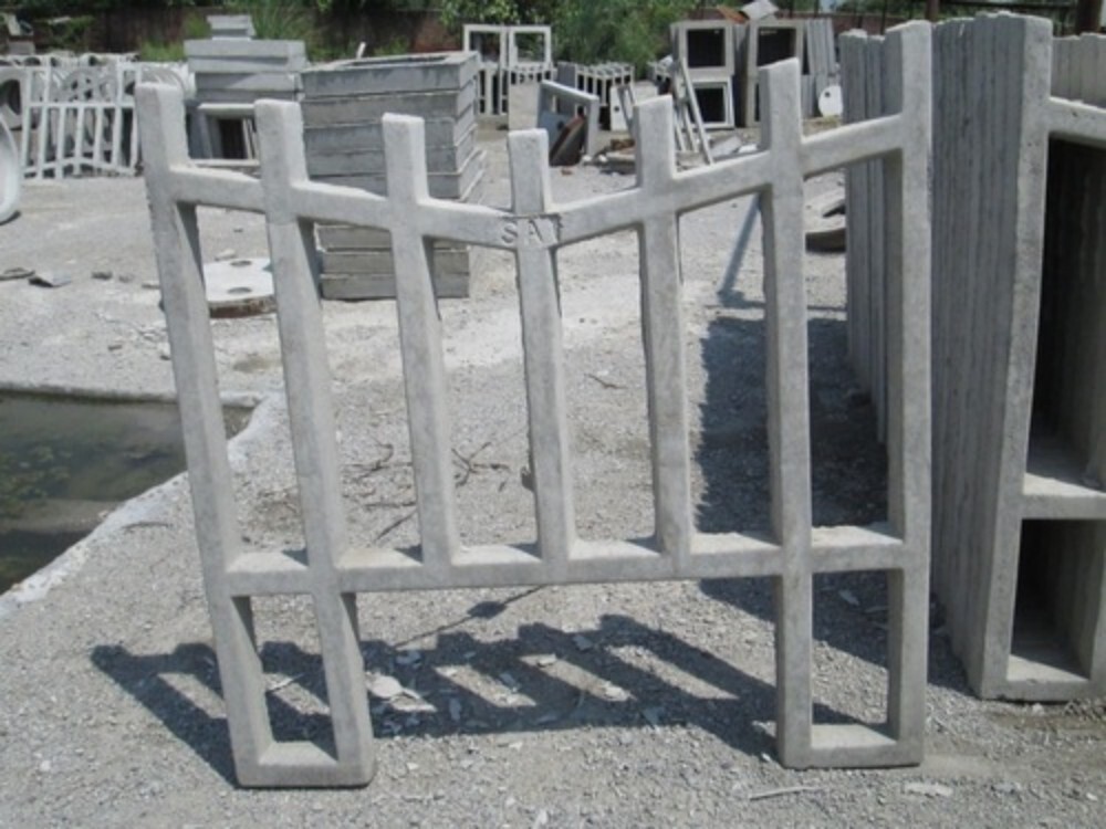 Cement Rcc Railing - Color: Gray