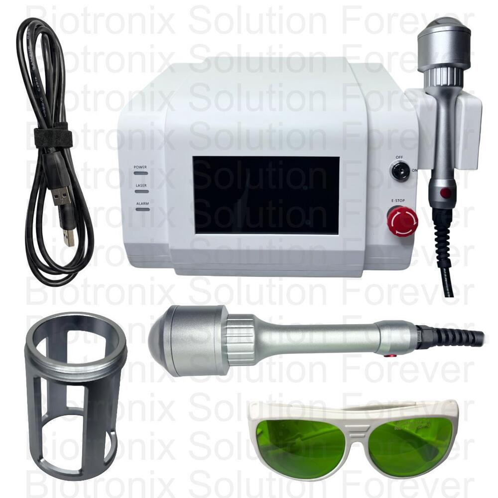 Compact Physiotherapy Laser Machine with Emergency Switch Portable Diode Laser Therapy Equipment