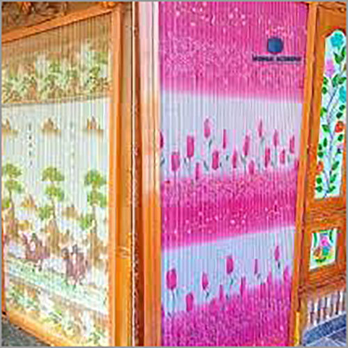 Printed Pleated Mesh Doors - Design Type: Customized As Required