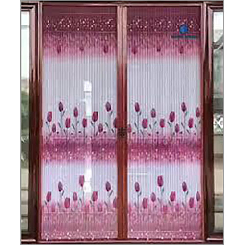 Printed Pleated Mesh Doors - Design Type: Customized As Required