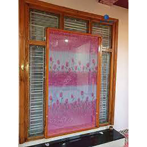 Printed Pleated Mesh Doors - Design Type: Customized As Required