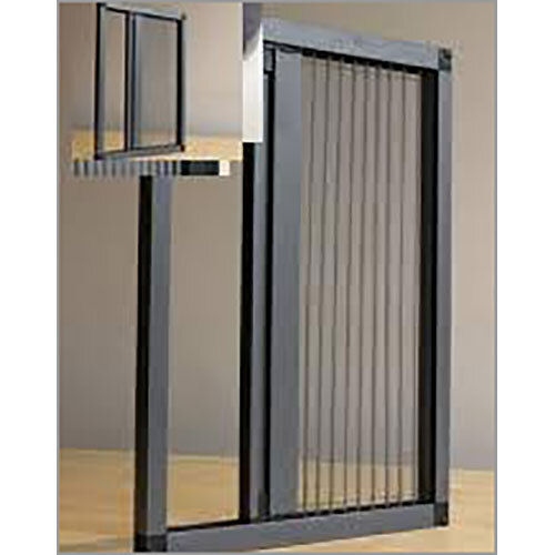 Polyester Pp Mesh Pleated Windows - Color: Black