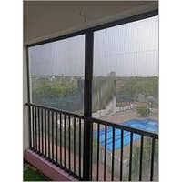 Polyester PP Pleated Balcony Mesh Window