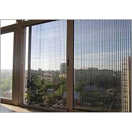 Polyster Pleated Mesh-Balcony - Design Type: Customized As Required