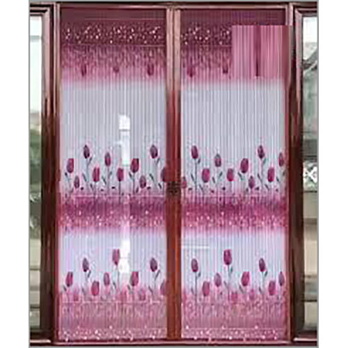 Printed Pleated Mesh Window - Color: Multicolor