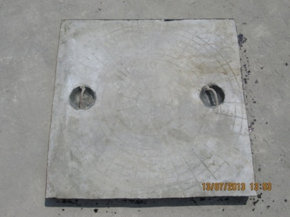 Rcc Manhole Cover - Color: Gray