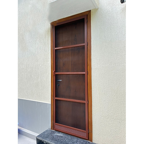 Openable Fly Single Door - Color: Brown