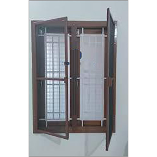 Openable Fly Mesh Window - Color: Brown