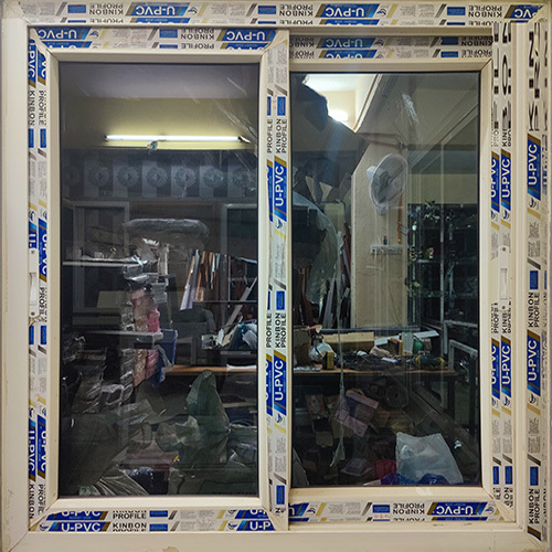 Domal Sliding Window - Color: White