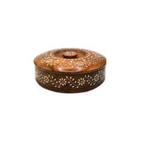 Handcrafted Wooden Chapati Box - Application: Kitchen