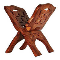 Royal Handicraft Holy Book Stand - Color: Brown
