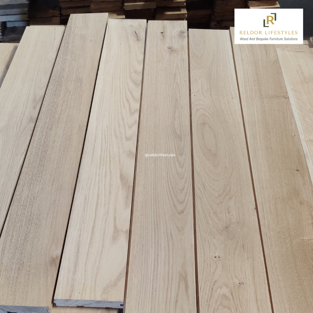 Oak Wood Flooring - Design Type: Plain