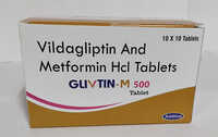 GLIVTIN-M 500 Vildagliptin Acid Metformin HCL Tablets