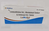 Levocetirizine HCL Montelukast Sodium And Ambroxol HCL Tablets