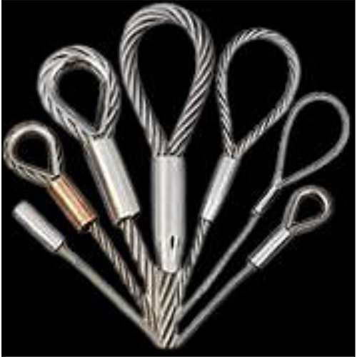 Wire Rope Slings - Color: Sliver