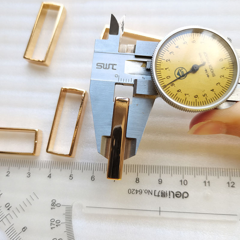 Metal Rectangular Rings for Handbags and Apparel