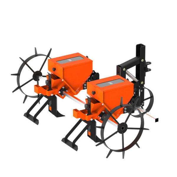 Pro Seeder Two Rows With Tiller Attachment