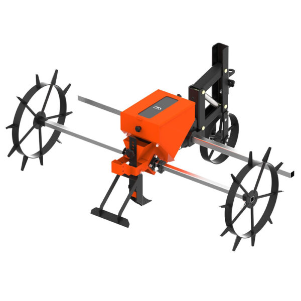 Pro Seeder Single Row With Tiller Attachment - Color: Orange And Black