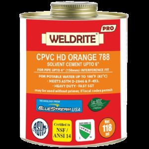 Cpvc Heavy Duty Orange 788 - Fineness: Smooth Consistency