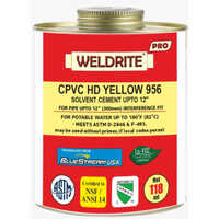 Cpvc Heavy Duty Yellow 956 - Initial Setting Time: 30 A   45 Minutes Minutes