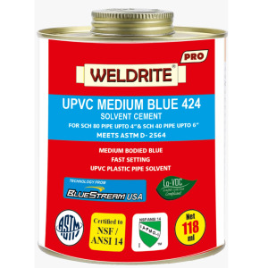Upvc Medium Blue 424 - Bending Strength: 50 Mpa