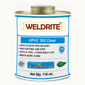 UPVC मध्यम स्पष्ट सॉल्वेंट सीमेंट