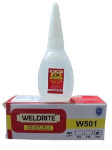 W501 Instant Glue Cyanoacrylate Adhesive - Color: Multicolour