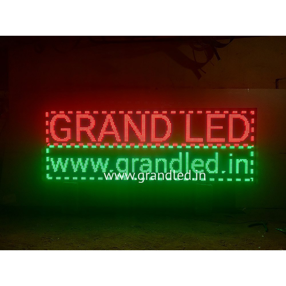 Running Led Scrolling Display Board - Color: Full Color