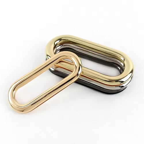 Zinc Alloy Metal Oval Ring for Bag Accessories