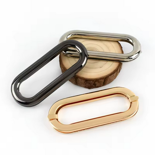 Zinc Alloy Metal Oval Ring for Bag Accessories
