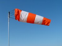 Windsock Wind Indicator - Color: Red And White