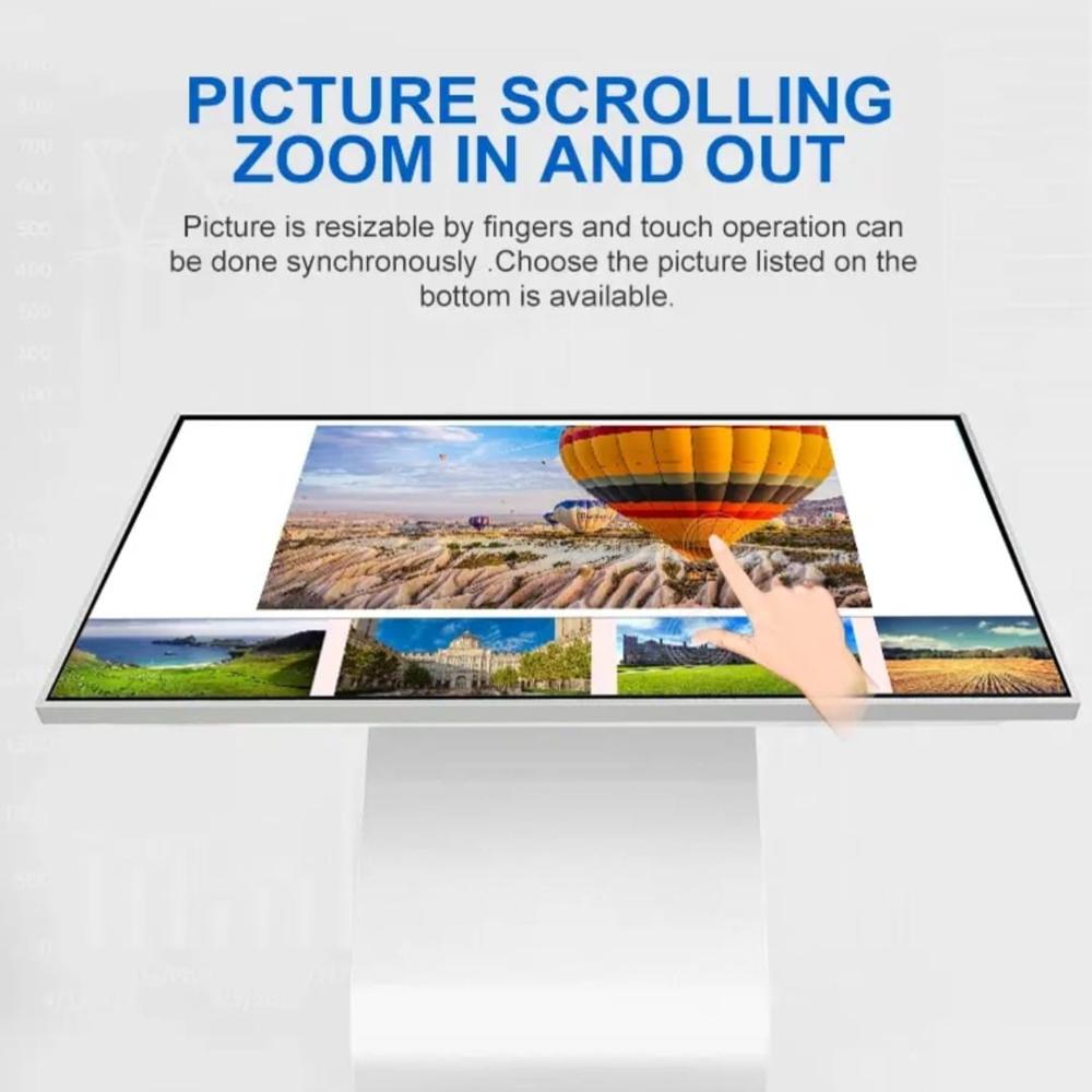 K Shape Advertising Kiosk