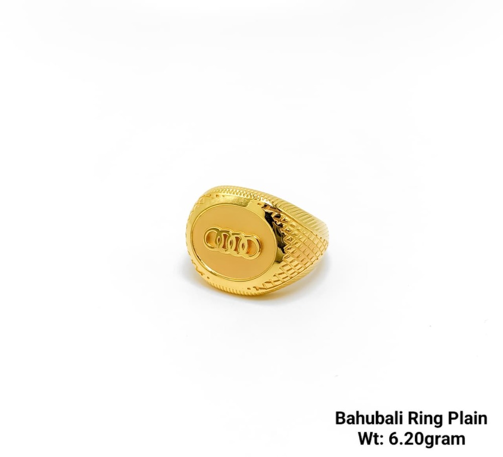 91.6 New Design Gold Bahubali Ring plain