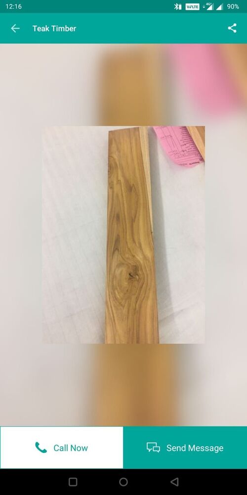 Brown Teak Wood Planks - Feature: Wear Resistant