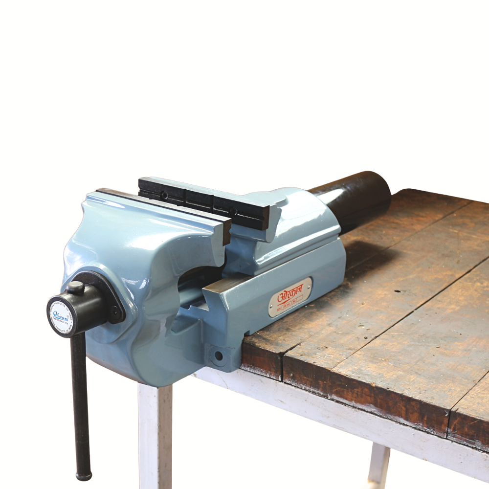 Pneumatic Bench Vice, clamping pressure 1000Kg