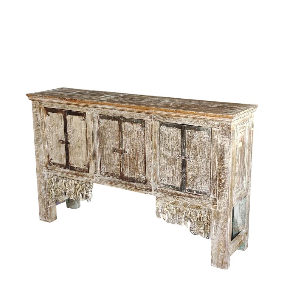 Vintage Wooden Console Table - Artwork: Crafted