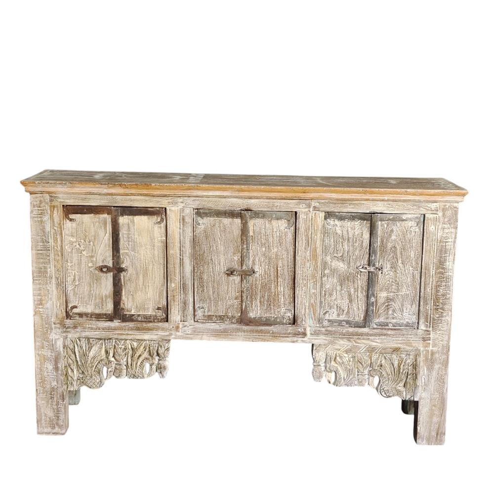 VINTAGE WOODEN CONSOLE TABLE