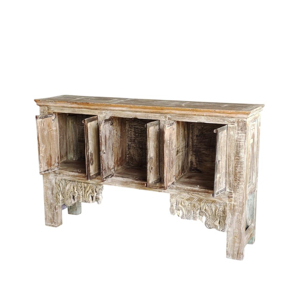 VINTAGE WOODEN CONSOLE TABLE