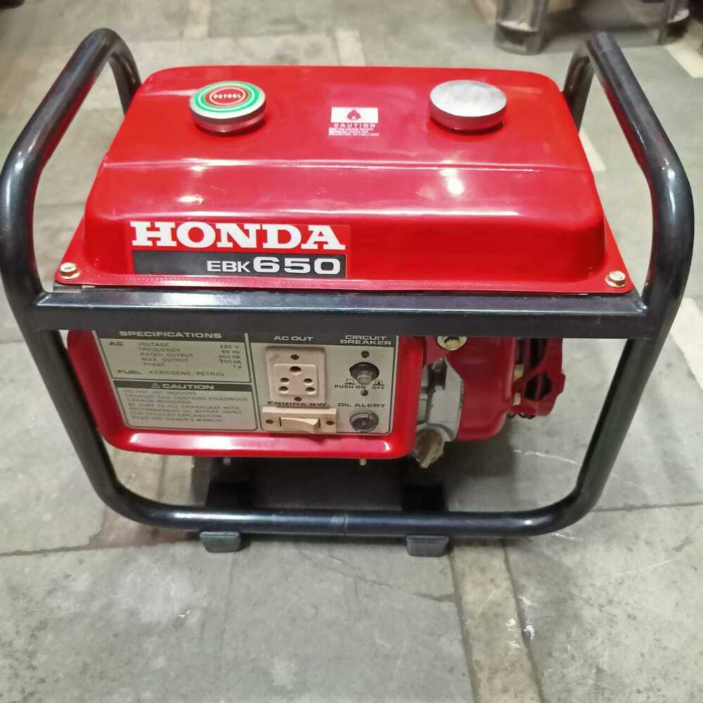 Ebk 650 Ac Used Honda Generator - Phase: Three Phase