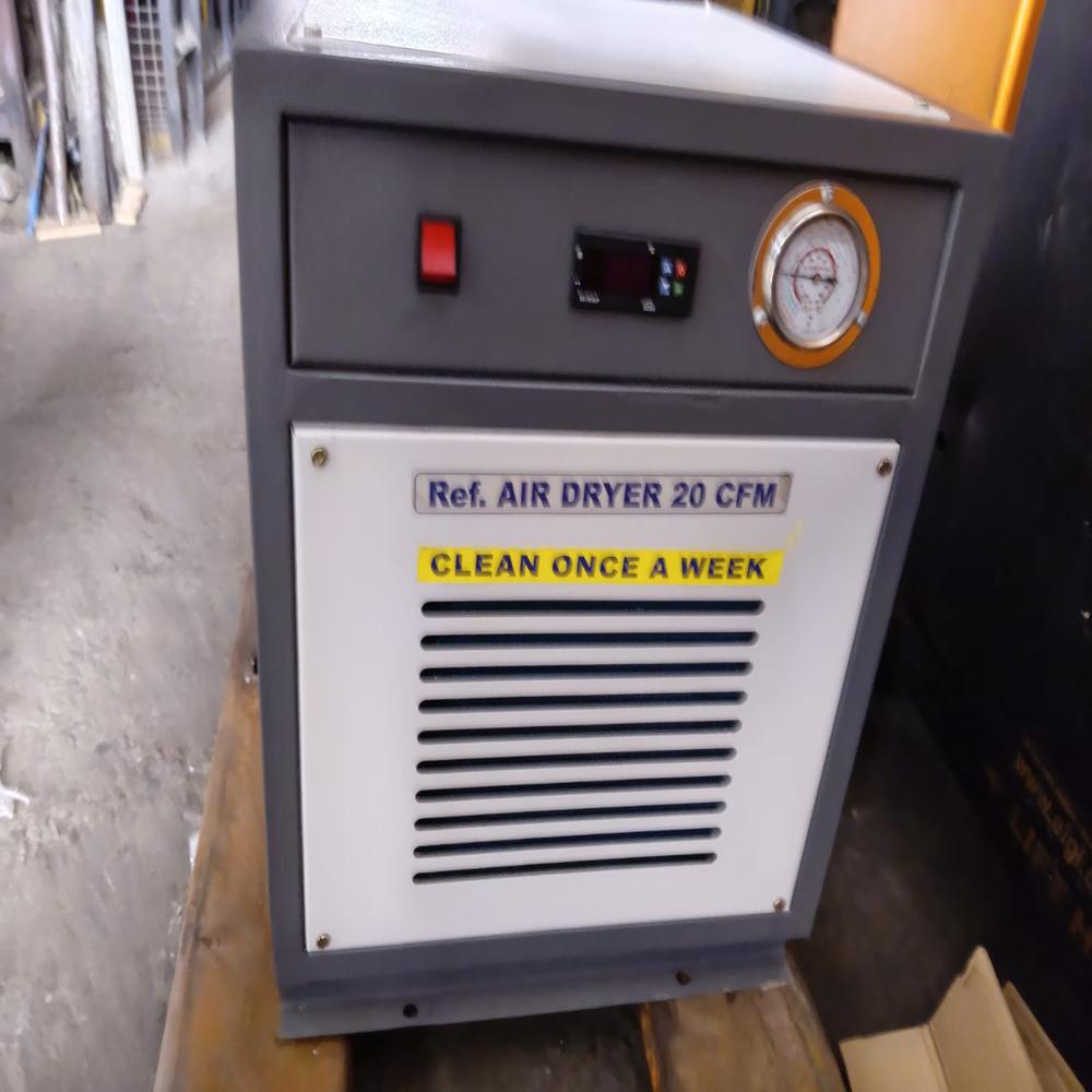 Air Dryer - 8 Bar Pressure, 2000 Cfm Flow Rate, -30â°c Dew Point, 220v Ac, Air-cooled Cooling Method, One-year Warranty | White/grey, 40x36x38 In, 130 Kg Weight, 52 Db Noise Level