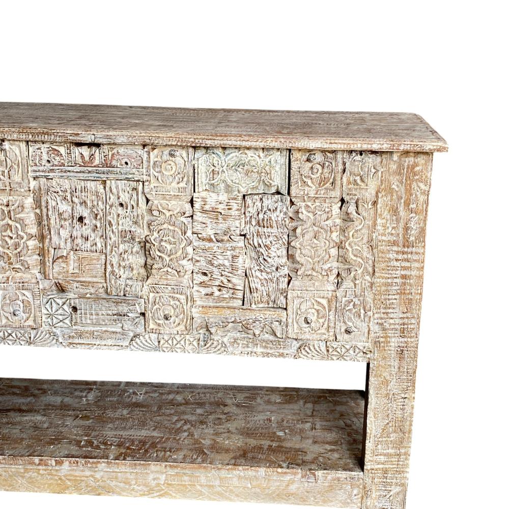 VINTAGE WOODEN CONSOLE