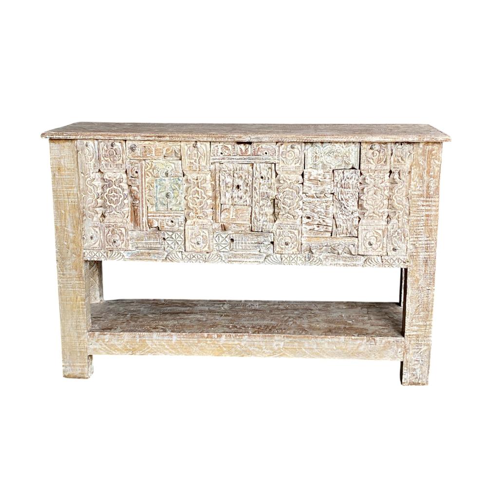 VINTAGE WOODEN CONSOLE